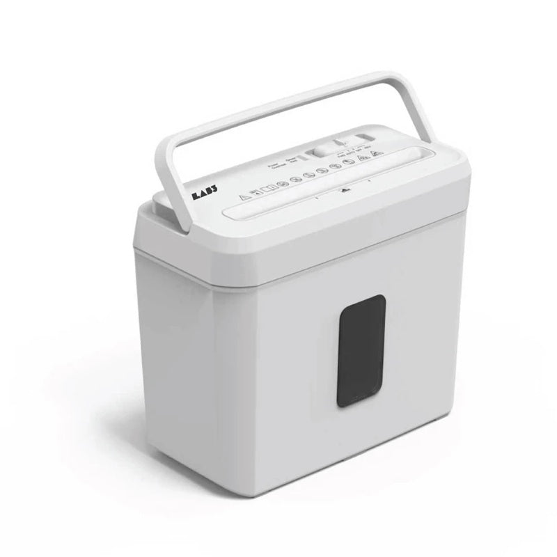 LAB001 Cross Cut Paper Shredder A4 Paper Cutter White