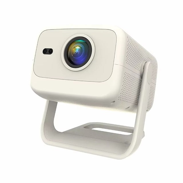 LAB001 Float Pro Projector 4K 4000 lumen Ray Short throw Smart Mini Android Screen Mirror Cinema Mini Projector Beige