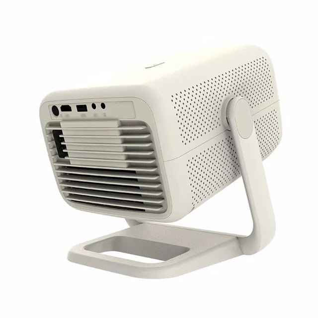 LAB001 Float Pro Projector 4K 4000 lumen Ray Short throw Smart Mini Android Screen Mirror Cinema Mini Projector Beige