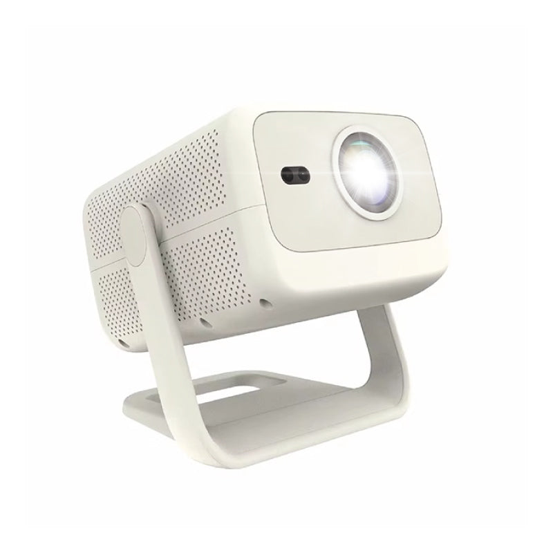 LAB001 Float Pro Projector 4K 4000 lumen Ray Short throw Smart Mini Android Screen Mirror Cinema Mini Projector Beige