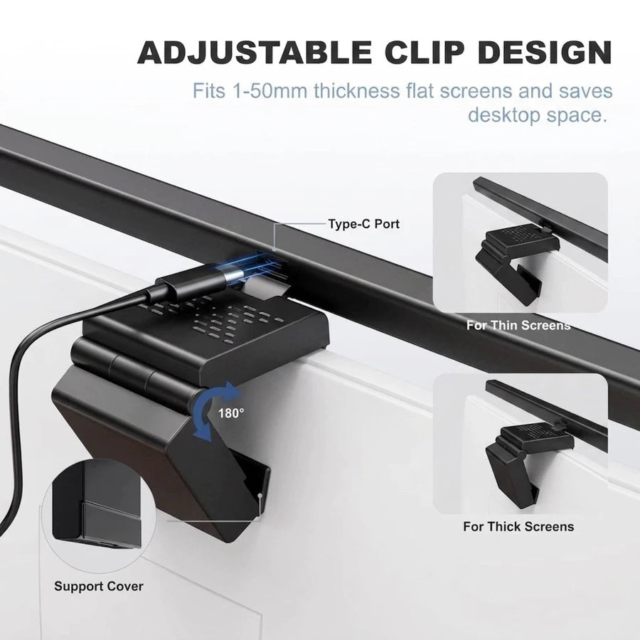 LAB001 Monitor Light Bar Desk Monitor Lamp Asymmetric Lighting Black