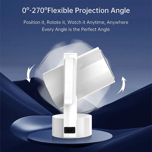 LAB001 OnTheGo Battery Powered Wireless Portable Android Smart 4K Projector Mini Projector