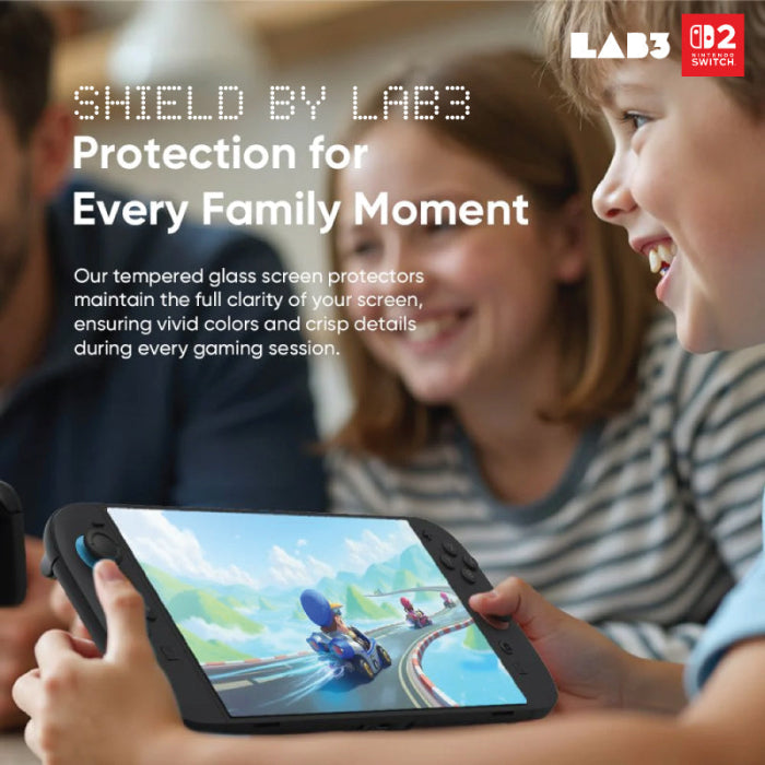 LAB001 Shield Nintendo Switch OLED Tempered Glass Screen Protector