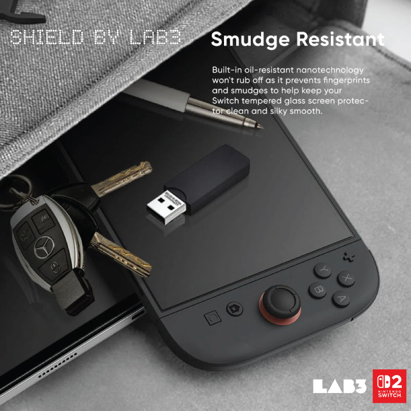 LAB001 Shield Nintendo Switch OLED Tempered Glass Screen Protector